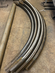 Услуга радиусной гибки металла (стальные отводы)